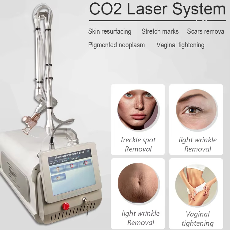 Taşınabilir CO2 Fraksiyonel La - Laser Skin Resurfacing Machine incelemesi ve fiyatı