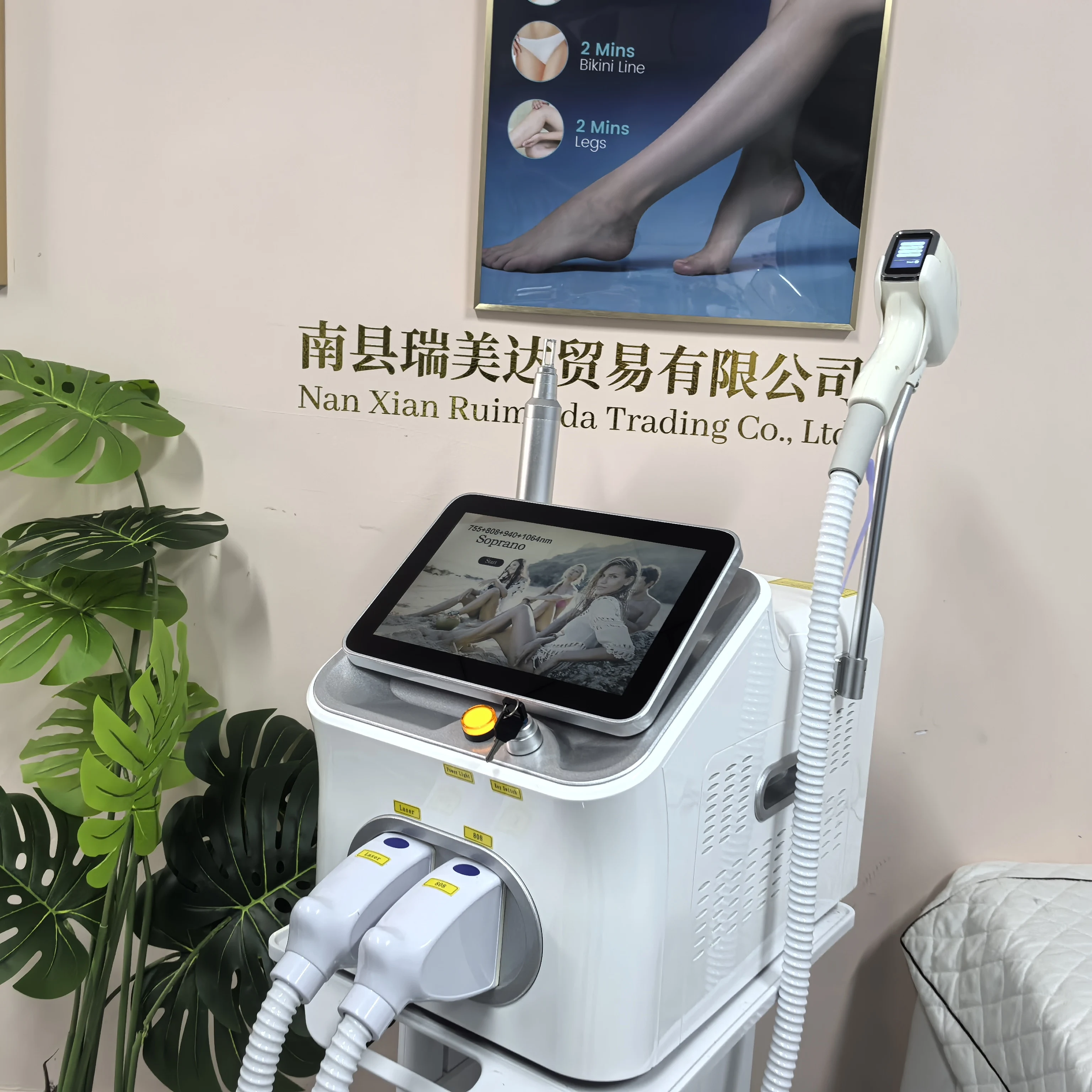 Profesyonel 2'si 1 Arada Diyot - Q Switch Nd Yag Laser Tattoo Removal incelemesi ve fiyatı