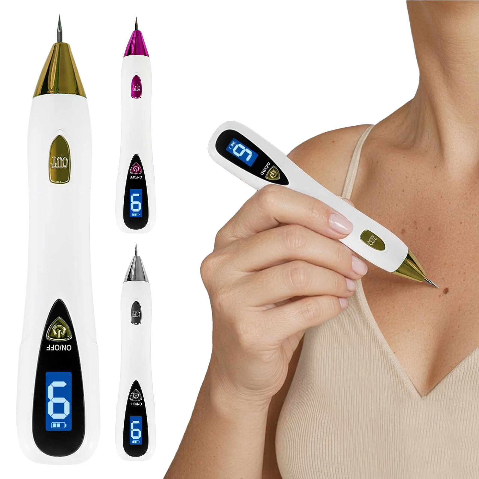 9 Seviyeli Profesyonel Siğil v - Plasma Mole Spot Removal Pen 9 Level incelemesi ve fiyatı