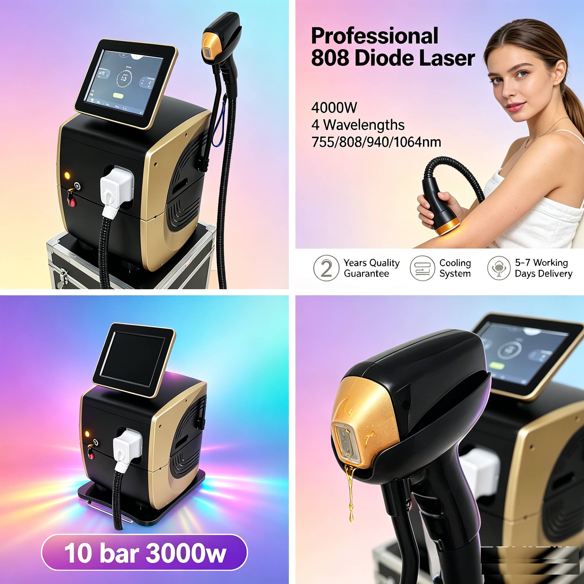 808nm Diod Lazer Epilasyon Mak - Laser Hair Removal Diode 808 incelemesi ve fiyatı